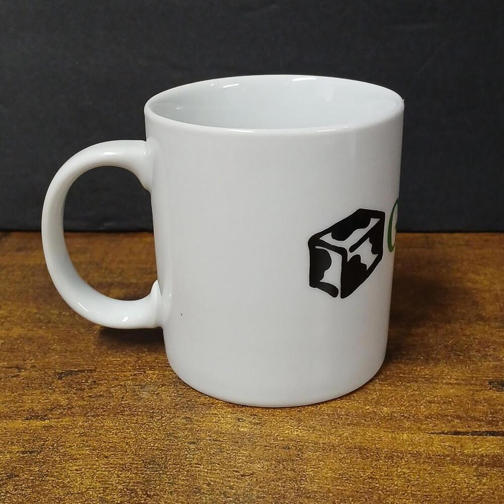 Gateway Country Logo 1990's Vintage Ceramic White Coffee Mug 10oz Cup - Picture 2 of 6